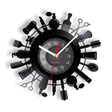 Barber Shop Oclock Decorative Wall Clocks Hairdresser -Modern Design For Barber Salon - Tania's Online Closet, LLC