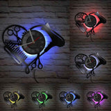 Barber Shop Oclock Decorative Wall Clocks Hairdresser -Modern Design For Barber Salon - Tania's Online Closet, LLC