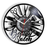 Barber Shop Oclock Decorative Wall Clocks Hairdresser -Modern Design For Barber Salon - Tania's Online Closet, LLC
