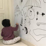 Draw Mural Decor Art Chalkboard Wall Sticker for Kids Rooms - Tania's Online Closet, LLC