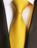Classic 8cm Ties for Man 100% Silk Tie Luxury Tie for Men - Tania's Online Closet, LLC