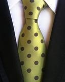 Classic 8cm Ties for Man 100% Silk Tie Luxury Tie for Men - Tania's Online Closet, LLC