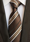 Classic 8cm Ties for Man 100% Silk Tie Luxury Tie for Men - Tania's Online Closet, LLC