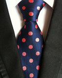 Classic 8cm Ties for Man 100% Silk Tie Luxury Tie for Men - Tania's Online Closet, LLC