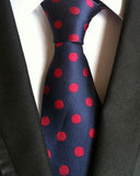 Classic 8cm Ties for Man 100% Silk Tie Luxury Tie for Men - Tania's Online Closet, LLC