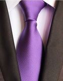 Classic 8cm Ties for Man 100% Silk Tie Luxury Tie for Men - Tania's Online Closet, LLC