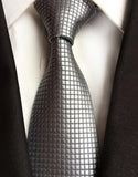 Classic 8cm Ties for Man 100% Silk Tie Luxury Tie for Men - Tania's Online Closet, LLC