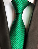 Classic 8cm Ties for Man 100% Silk Tie Luxury Tie for Men - Tania's Online Closet, LLC