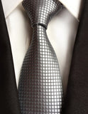 Classic 8cm Ties for Man 100% Silk Tie Luxury Tie for Men - Tania's Online Closet, LLC