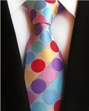 Classic 8cm Ties for Man 100% Silk Tie Luxury Tie for Men - Tania's Online Closet, LLC