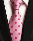 Classic 8cm Ties for Man 100% Silk Tie Luxury Tie for Men - Tania's Online Closet, LLC