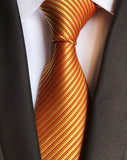 Classic 8cm Ties for Man 100% Silk Tie Luxury Tie for Men - Tania's Online Closet, LLC