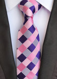 Classic 8cm Ties for Man 100% Silk Tie Luxury Tie for Men - Tania's Online Closet, LLC