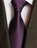 Classic 8cm Ties for Man 100% Silk Tie Luxury Tie for Men - Tania's Online Closet, LLC