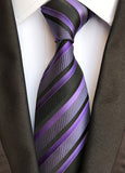 Classic 8cm Ties for Man 100% Silk Tie Luxury Tie for Men - Tania's Online Closet, LLC