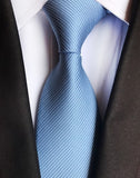 Classic 8cm Ties for Man 100% Silk Tie Luxury Tie for Men - Tania's Online Closet, LLC