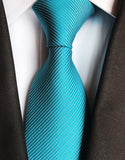 Classic 8cm Ties for Man 100% Silk Tie Luxury Tie for Men - Tania's Online Closet, LLC