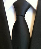Classic 8cm Ties for Man 100% Silk Tie Luxury Tie for Men - Tania's Online Closet, LLC