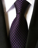 Classic 8cm Ties for Man 100% Silk Tie Luxury Tie for Men - Tania's Online Closet, LLC