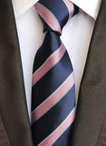 Classic 8cm Ties for Man 100% Silk Tie Luxury Tie for Men - Tania's Online Closet, LLC