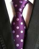 Classic 8cm Ties for Man 100% Silk Tie Luxury Tie for Men - Tania's Online Closet, LLC