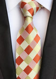 Classic 8cm Ties for Man 100% Silk Tie Luxury Tie for Men - Tania's Online Closet, LLC