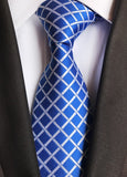 Classic 8cm Ties for Man 100% Silk Tie Luxury Tie for Men - Tania's Online Closet, LLC