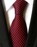 Classic 8cm Ties for Man 100% Silk Tie Luxury Tie for Men - Tania's Online Closet, LLC