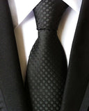 Classic 8cm Ties for Man 100% Silk Tie Luxury Tie for Men - Tania's Online Closet, LLC