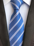 Classic 8cm Ties for Man 100% Silk Tie Luxury Tie for Men - Tania's Online Closet, LLC