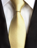 Classic 8cm Ties for Man 100% Silk Tie Luxury Tie for Men - Tania's Online Closet, LLC