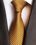 Classic 8cm Ties for Man 100% Silk Tie Luxury Tie for Men - Tania's Online Closet, LLC