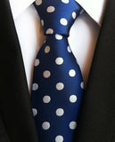 Classic 8cm Ties for Man 100% Silk Tie Luxury Tie for Men - Tania's Online Closet, LLC