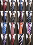 Classic 8cm Ties for Man 100% Silk Tie Luxury Tie for Men - Tania's Online Closet, LLC