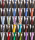Classic 8cm Ties for Man 100% Silk Tie Luxury Tie for Men - Tania's Online Closet, LLC