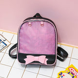 Clear Transparent Backpacks Bow-knot Bags School Bags - Tania's Online Closet, LLC