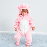 Cute Cartoon Flannel Baby Rompers - Tania's Online Closet, LLC