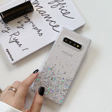 Glitter Bling Sequins Phone Case For Samsung Galaxy S10 S8 S9 Plus Note 8 Note 9 - Tania's Online Closet, LLC