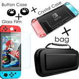 Detachable Crystal PC Transparent Case For Nintendo Switch Hard Clear Back Cover Shell - Tania's Online Closet, LLC