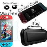 Detachable Crystal PC Transparent Case For Nintendo Switch Hard Clear Back Cover Shell - Tania's Online Closet, LLC