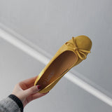 Square Toe Solid Women Shoes Flat Heel Candy Color Casual Soft Flats-Spring Summer Loafer - Tania's Online Closet, LLC