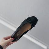 Square Toe Solid Women Shoes Flat Heel Candy Color Casual Soft Flats-Spring Summer Loafer - Tania's Online Closet, LLC