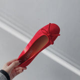 Square Toe Solid Women Shoes Flat Heel Candy Color Casual Soft Flats-Spring Summer Loafer - Tania's Online Closet, LLC