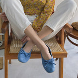 Square Toe Solid Women Shoes Flat Heel Candy Color Casual Soft Flats-Spring Summer Loafer - Tania's Online Closet, LLC
