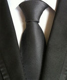 Fashion Neckties Classic Men's Ties Jacquard Woven 100% Silk Men Neck Ties - Tania's Online Closet, LLC