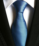 Fashion Neckties Classic Men's Ties Jacquard Woven 100% Silk Men Neck Ties - Tania's Online Closet, LLC