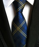 Fashion Neckties Classic Men's Ties Jacquard Woven 100% Silk Men Neck Ties - Tania's Online Closet, LLC