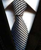 Fashion Neckties Classic Men's Ties Jacquard Woven 100% Silk Men Neck Ties - Tania's Online Closet, LLC