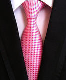 Fashion Neckties Classic Men's Ties Jacquard Woven 100% Silk Men Neck Ties - Tania's Online Closet, LLC