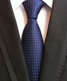 Fashion Neckties Classic Men's Ties Jacquard Woven 100% Silk Men Neck Ties - Tania's Online Closet, LLC